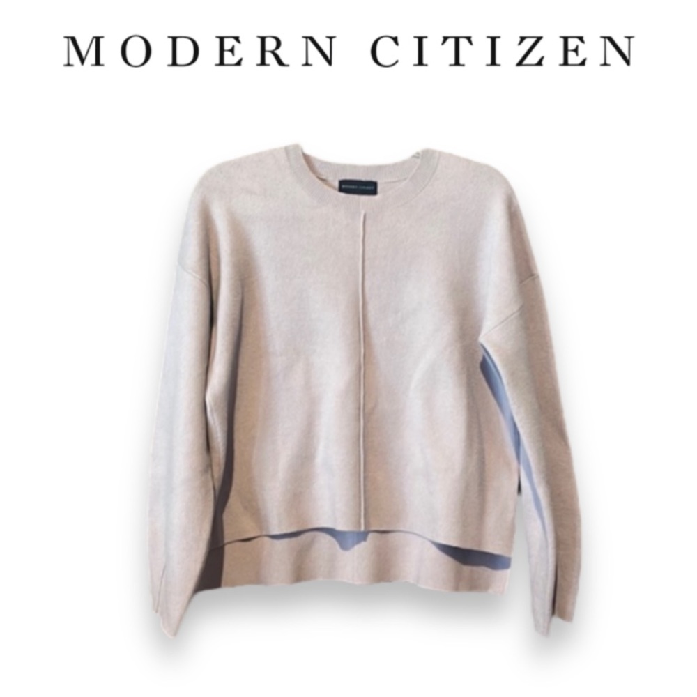 Modern Citizen Center Seam Crew Neck Sweater